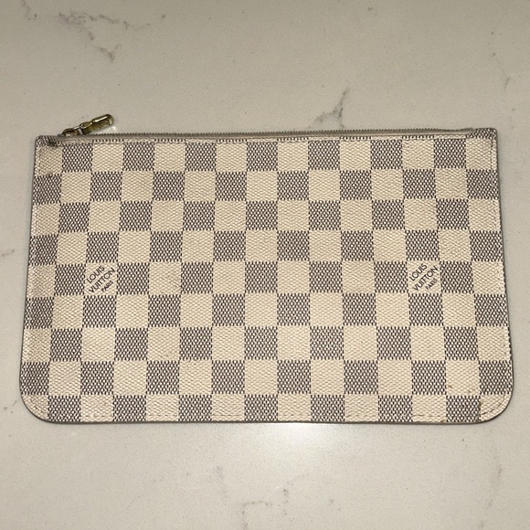 Louis Vuitton Neverfull MM Damier Azur Pouch - Picture 2 of 10